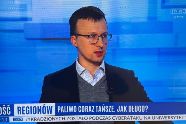 Co dalej z cenami paliw? Mariusz Paczkowski – Ekspert FPP gościem TVP3 Regiony.